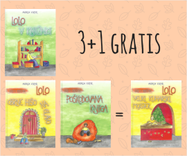 Paket 3+1 Gratis: Štiri slikanice iz zbirke Lolo v knjižnici Paket 3+1 Gratis: Štiri slikanice iz zbirke Lolo v knjižnici
